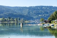 6D015067 Début du Lac de Joux depuis L'Hôtel de la Truite à Le Pont